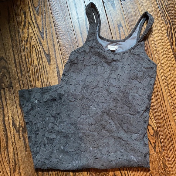 Aerie XS gray lace dress - Picture 2 of 4